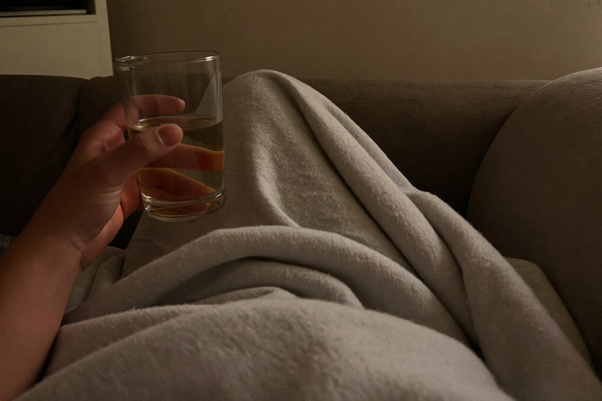 A restful moment at home
