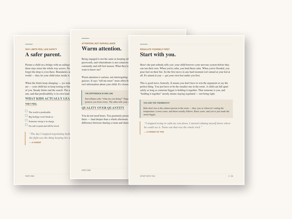 A look inside the Calm Parenting Bundle