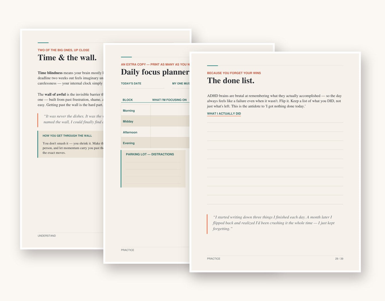 Focus & Flow — ADHD Workbook