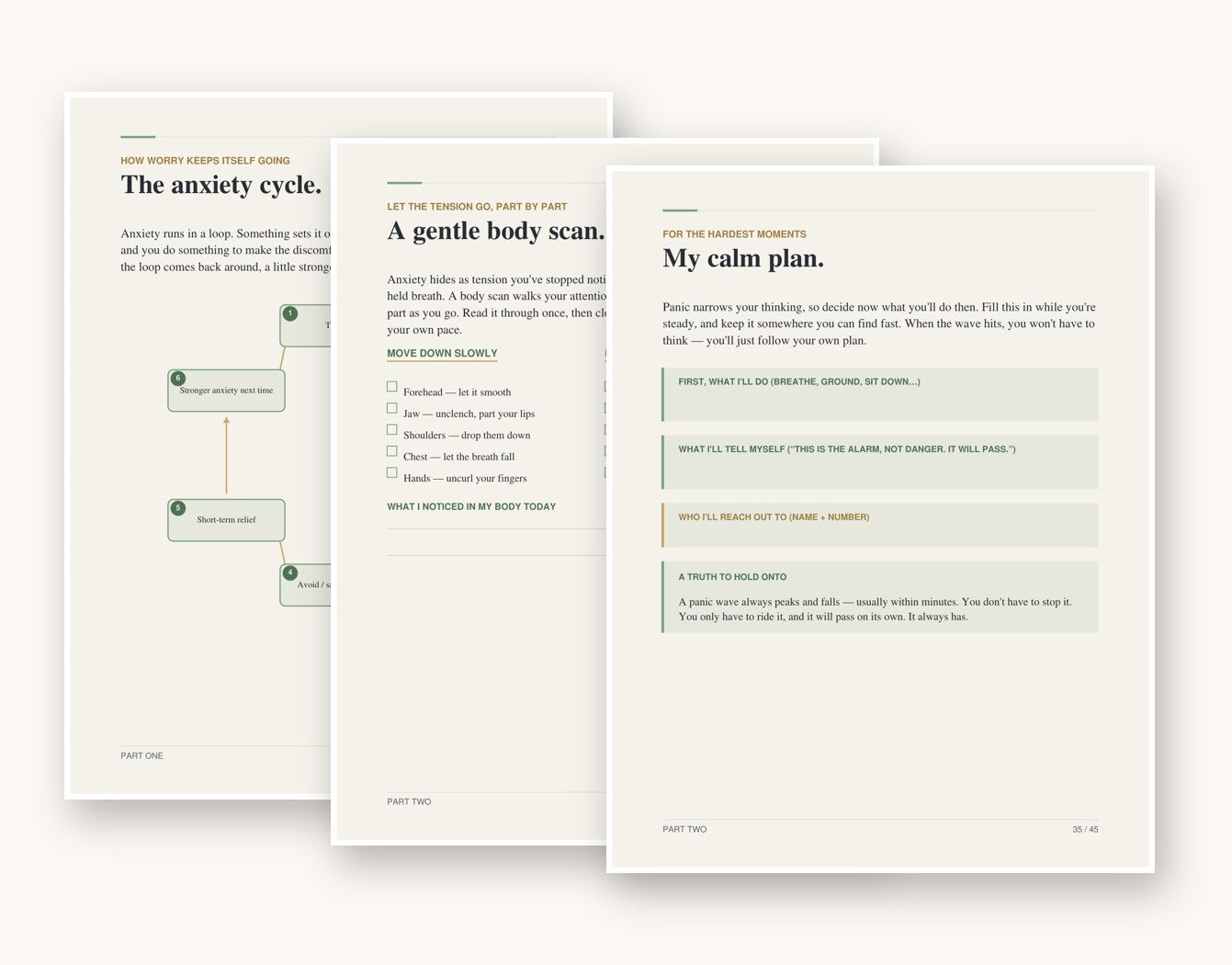 Calm in the Storm — Anxiety Workbook
