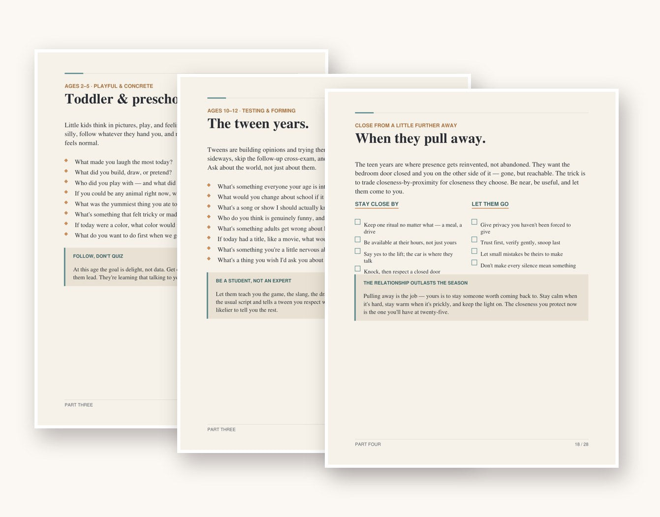 A preview of the pages inside